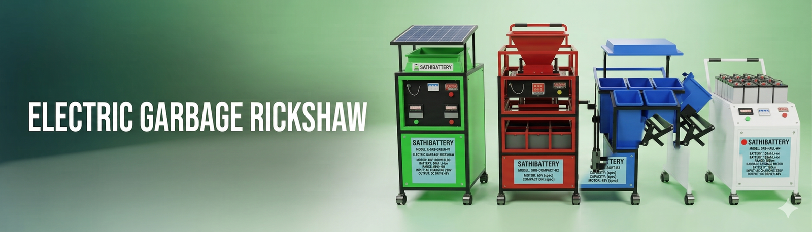 Electric Garbage Rickshaw Manufacturer - Housefull E-Rickshaw