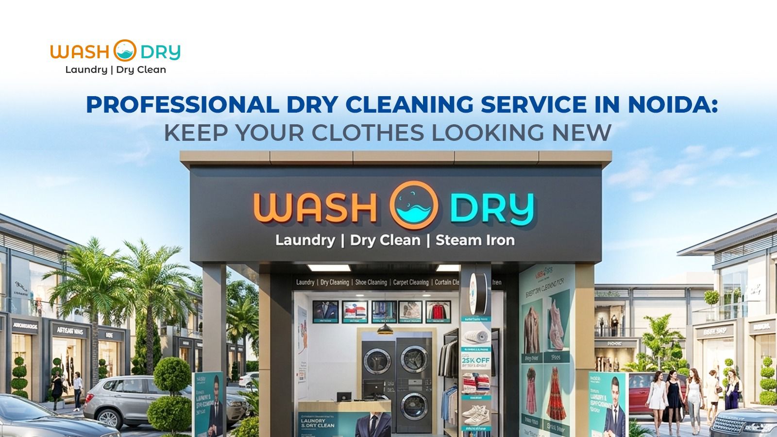 Professional Dry Cleaning Service in Noida: Keep Your Clothes Looking New - Washodry