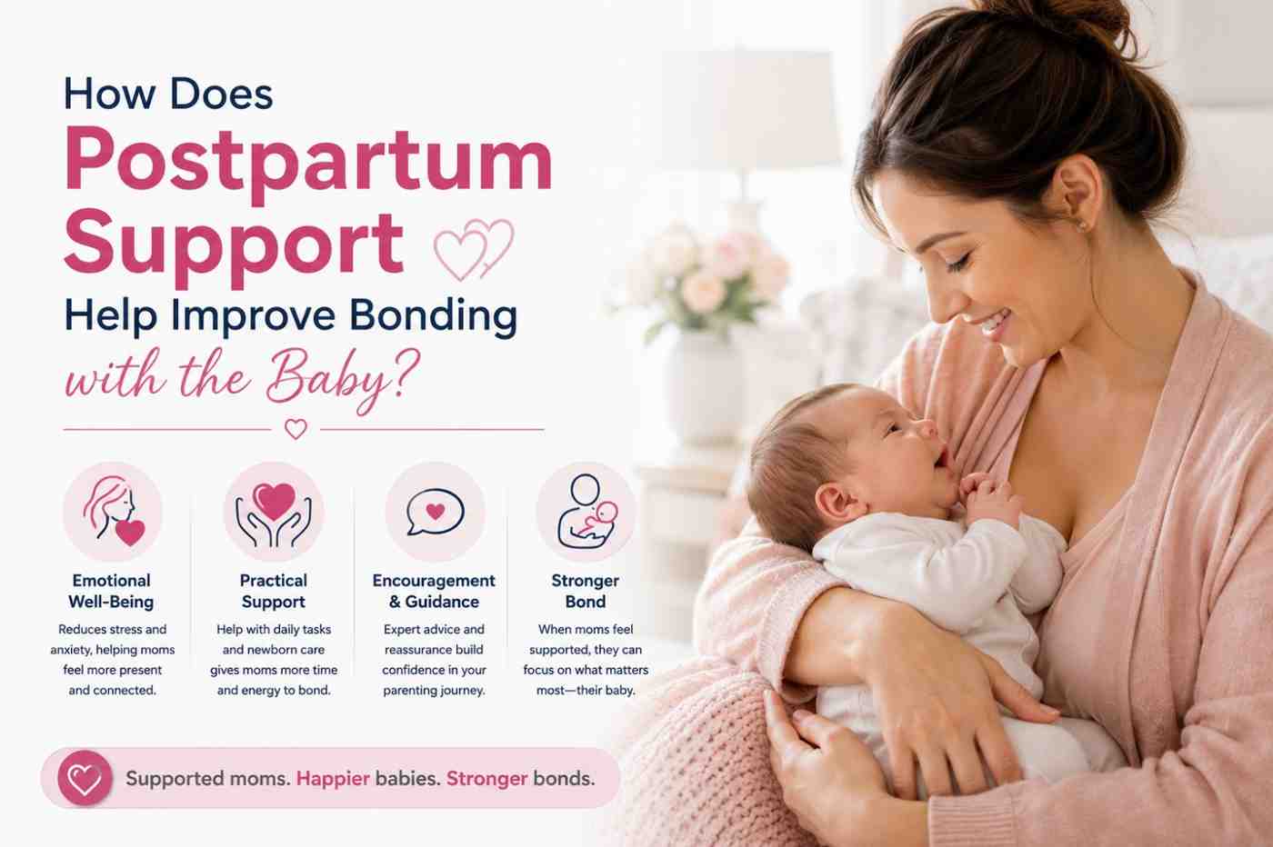 How Does Postpartum Support Help Improve Bonding with the Baby?